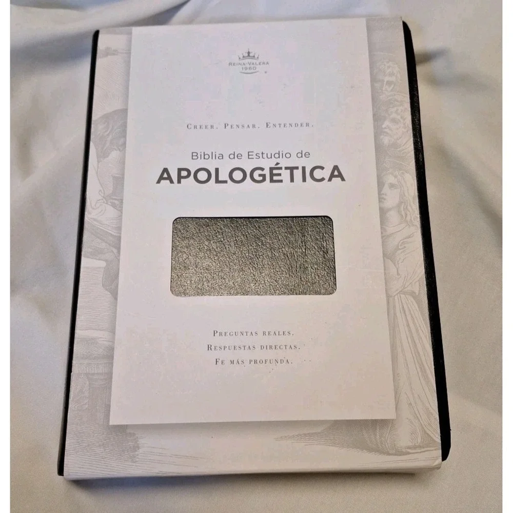 Biblia Pastoral de Estudio de Apologetica RV1960‎ imit piel negro Spanish Study